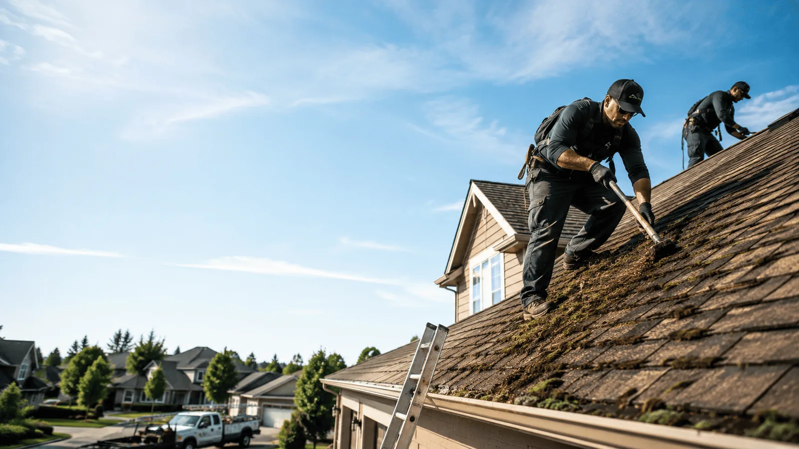 Roof Moss Removal in Bellflower, CA near me